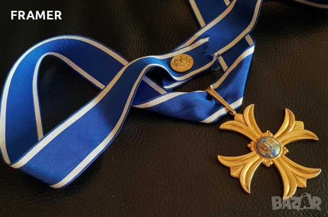 Рядък сребърен Гръцки орден медал 17 века Константин и Елена, снимка 3 - Антикварни и старинни предмети - 31459021