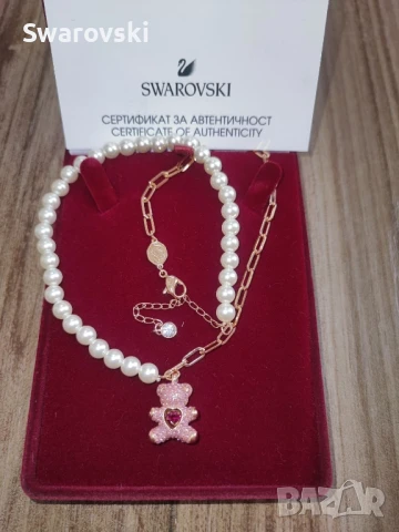 Колие и Гривна с мече TEDDY и камъни Сваровски