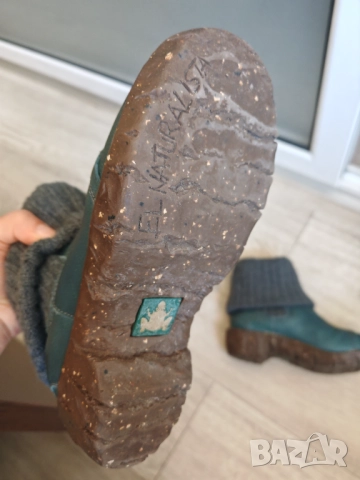 El naturalista, зелени боти, естествена кожа, 36/37 номер, снимка 2 - Дамски боти - 51810508