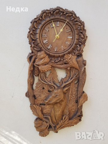 Часовници от дърво, дърворезба, за подарък , снимка 18 - Декорация за дома - 21416211