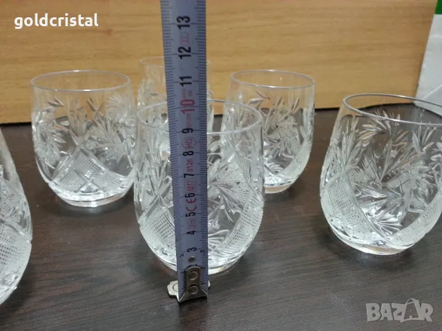 руски кристални чаши, снимка 2 - Антикварни и старинни предмети - 48829226