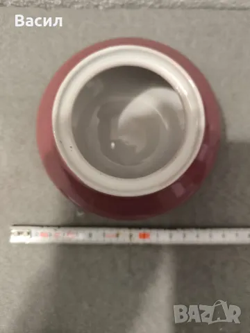 Малка ваза керамика от фонда на СБХ, снимка 3 - Вази - 48858586