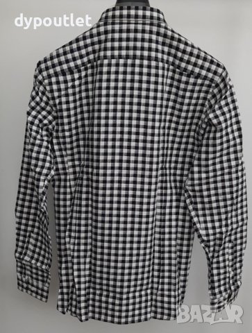 Мъжка риза каре  Jack & Jones Premium Slim Fit, размер - L.                           , снимка 5 - Ризи - 39267429