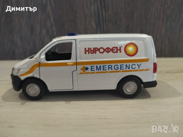 Метална количка Volkswagen Transporter V6 !!!