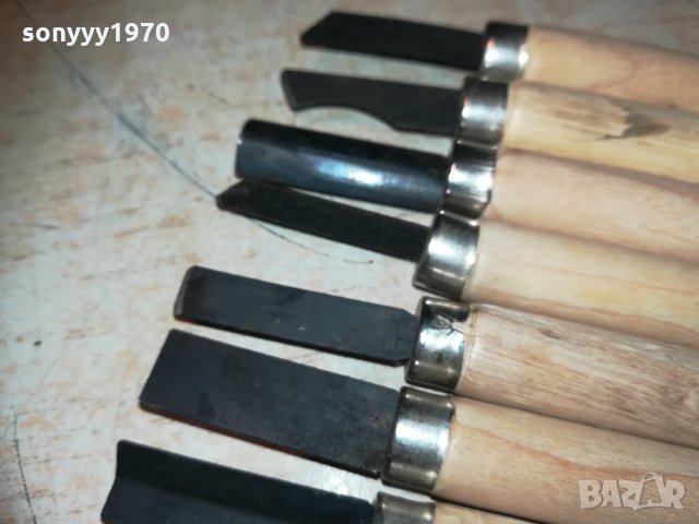 8бр длета за финна  дърворезба, снимка 3 - Други инструменти - 30338580
