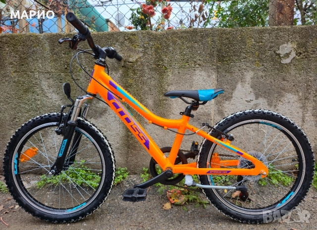 Като нов Алуминиев Детски велосипед 20цола 6 скорости Cross, снимка 2 - Велосипеди - 52523651