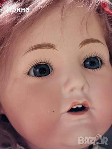 Антична бебешка кукла Хилда, произведена от Nippon преди 1921 г 45 см., снимка 2 - Колекции - 42213856