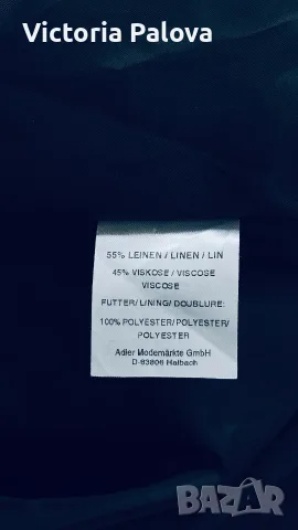 Нова немска рокля лен и вискоза  BEXLEYS WOMAN (Adler) - размер 48, снимка 8 - Рокли - 55995130
