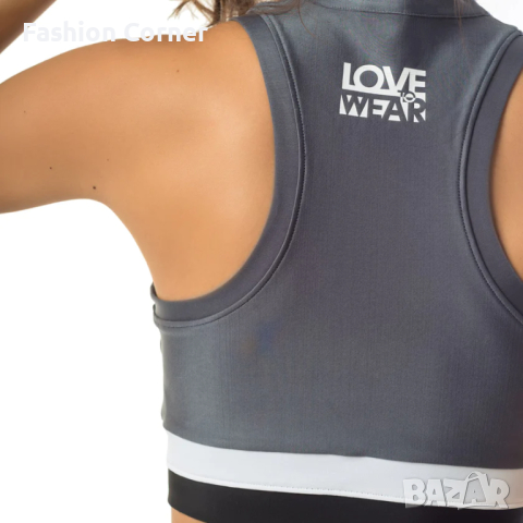 Спортен топ на Love To Wear, М размер, Спиди, снимка 6 - Корсети, бюстиета, топове - 44673713