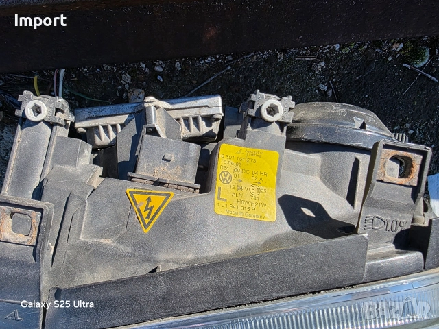 2бр. Оригинални фарове с лупи за VW GOLF 4 оборудвани, снимка 7 - Части - 52947211