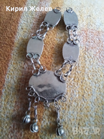 САЧАНЕНА с БЯЛ ИВИЧЕСТ АХАТ ОРИЕНТАЛСКА СТАРИНЕН СТИЛ ОГЪРЛИЦА 5022, снимка 15 - Антикварни и старинни предмети - 29614880