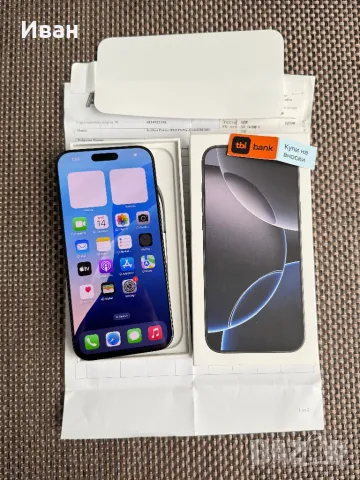512*НОВ*ЛИЗИНГ 90лв/м•iPhone 16 pro Max Black айфон 16 про макс, снимка 4 - Apple iPhone - 50285473