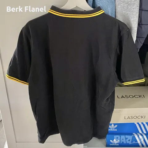 Оригинална поло тениска на Fred Perry M3600 506 Yellow Tipped, снимка 2 - Блузи - 55843048