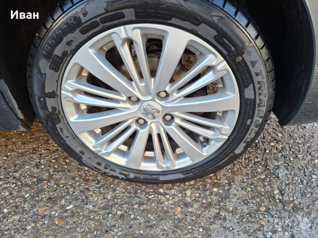 4 броя алуминиеви джанти Пижо 208 2008 зимни гуми 2023, снимка 8 - Гуми и джанти - 52958033