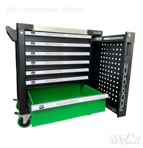 Професионален шкаф с инструменти RockForce 172 части, снимка 3 - Други инструменти - 47526742