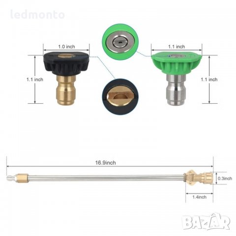 Конектор за водоструйка Миене под налягане за водоструйка , 