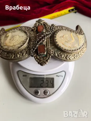 ПАФТИ СЪС СЕДЕФ , снимка 3 - Антикварни и старинни предмети - 50412657