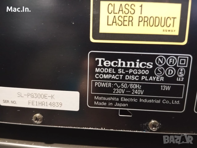 Technics SU-A600/SL-PG300, снимка 11 - Ресийвъри, усилватели, смесителни пултове - 54089270