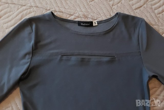 Къса блузка със 7/8 ръкави