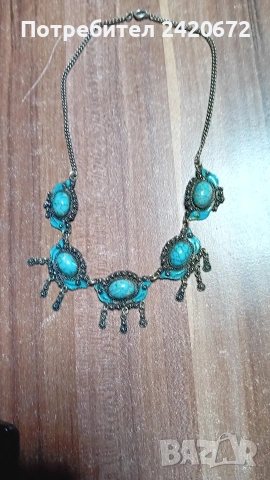  автентичен  накит с тюркоаз, снимка 2 - Други - 53123700