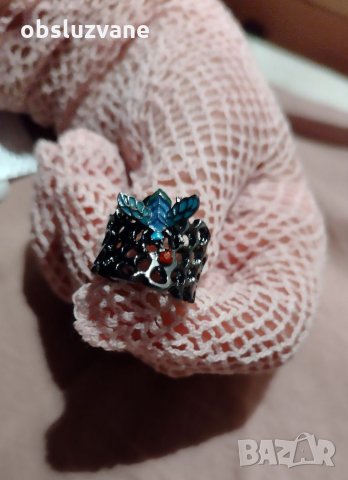 Пръстен-пита мед с пчела 💥, снимка 1