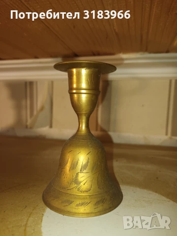 свещник от месинг № 6, снимка 1