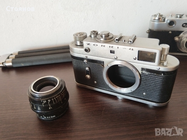 Фотоапарат ZORKI-4, Зоркий-5 СССР, снимка 18 - Фотоапарати - 35822942