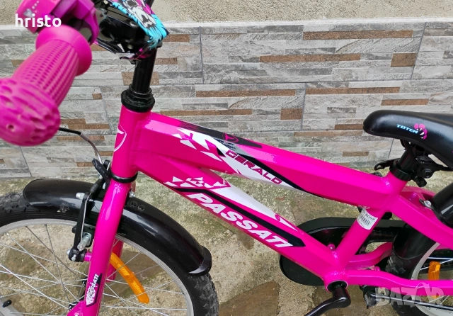 Алуминиев велосипед PASSATI 20 цола, снимка 7 - Детски велосипеди, триколки и коли - 53925190