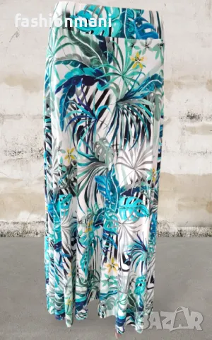 Дълга разкроена пола - код 1154