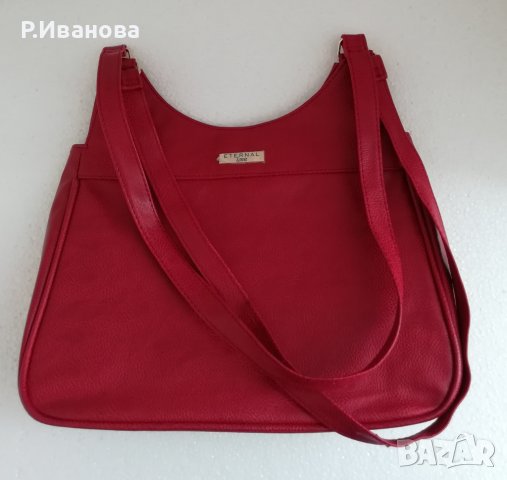 Нова дамска чанта, червен цвят , снимка 5 - Чанти - 42639446