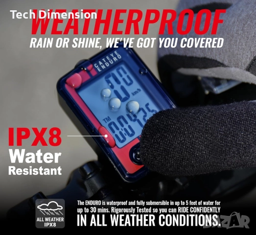 Велокомпютър CATEYE ENDURO , снимка 4 - Аксесоари за велосипеди - 52825125