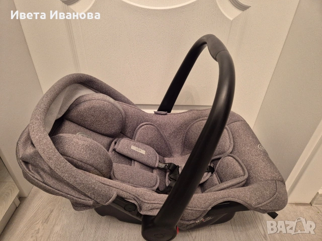 Кошница за кола Lorelli - Joy, i-Size, 40-85 cm, Grey Jasper , снимка 4 - Столчета за кола и колело - 54167858