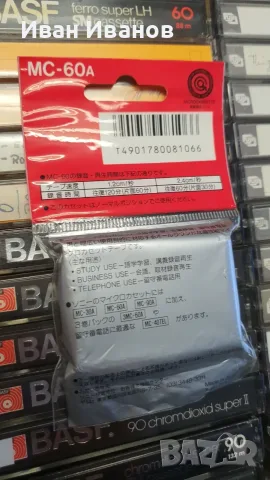 SONY MC-60 microcassette микро аудиокасети, снимка 2 - Аудио касети - 56512093