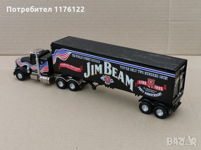 Matchbox Collectible SuperKings Peterbilt Jim Beam Truck Камион, снимка 2 - Коли, камиони, мотори, писти - 35221555