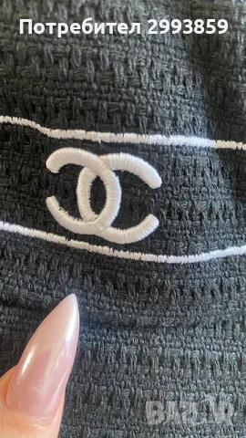 шапка ШАНЕЛ*Chanel bucket hat cotton, снимка 7 - Шапки - 55740531