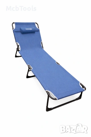 Сгъваемо походно легло тип шезлонг SunVision, снимка 2 - Къмпинг мебели - 54153653