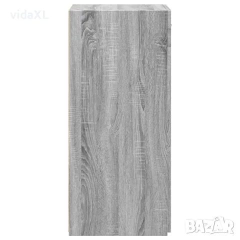 vidaXL Сайдборд, сив сонома, 50x42,5x93 см, инженерно дърво, снимка 5 - Бюфети - 56148151