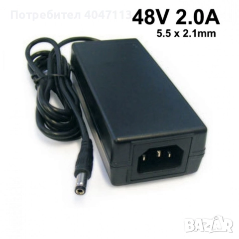 Захранващ адаптер AC-DC 48V 2A – надеждно и стабилно електрозахранване, снимка 3 - Кабели и адаптери - 51615190