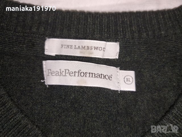 Peak Performance (XL) мъжки вълнен пуловер, снимка 8 - Пуловери - 44374114