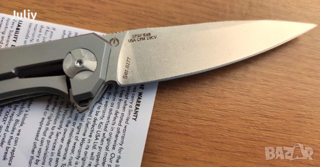 Сгъваем нож ZT0707 / ZT0640, снимка 10 - Ножове - 37179833