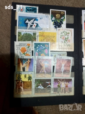 Пощенски марки около 150 броя различна тематика ,на 35 г ,отлично запазени с класьор 100 лв, снимка 8 - Нумизматика и бонистика - 51762930