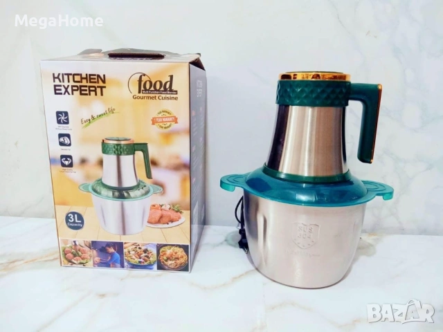 Многофункционален кухненски чопър Kitchen Expert 3L, Блендер с купа