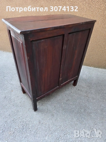 Голям скрин от тиково дърво, снимка 3 - Скринове - 53566300