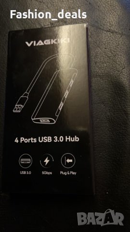 Нов алуминиев свръхскоростен USB сплитер за трансфер на данни Хъб лаптоп, снимка 8 - Други - 37740999