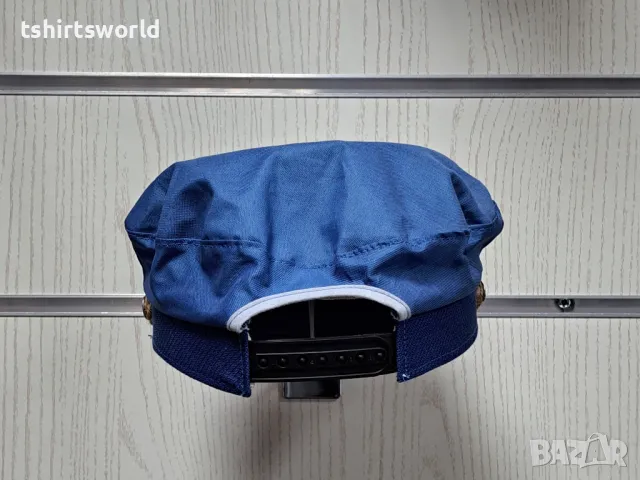 Нова детска капитанска шапка с Котва в син цвят, снимка 4 - Шапки, шалове и ръкавици - 47686672