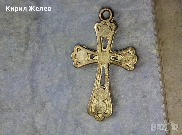 ПОСРЕБРЕН АЖУРЕН КРЪСТ от БЛАГОРОДНА СТОМАНА в СТАРИНЕН СТИЛ 40316, снимка 5 - Колиета, медальони, синджири - 42377874