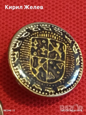 Три копчета от военна униформа редки за КОЛЕКЦИЯ ДЕКОРАЦИЯ 51955, снимка 2 - Колекции - 53365911