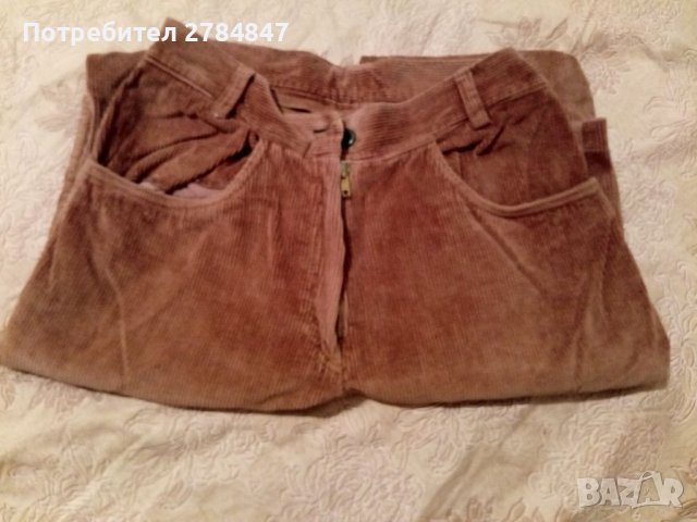 Дамски панталон кадифе, снимка 6 - Панталони - 37099647