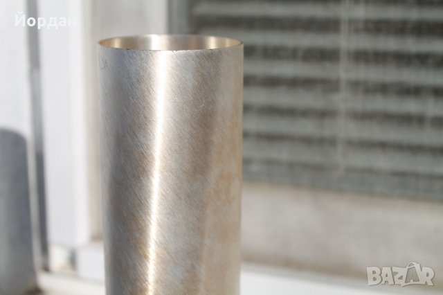 Немска посребрена ваза, снимка 5 - Вази - 35344076