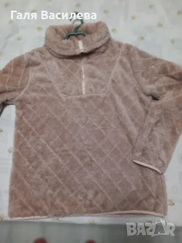 Дамско пухено якенце, снимка 5 - Суичъри - 48300181